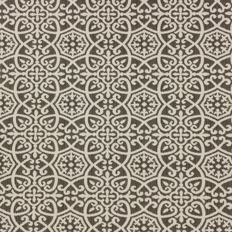 Ayathena Pewter by Richloom Fabric See sample 100% Solution Dyed Acrylic USA or Imported 30K </p><p>Repeat: V6.37" x H6.37" 56" - Fabric Carolina -