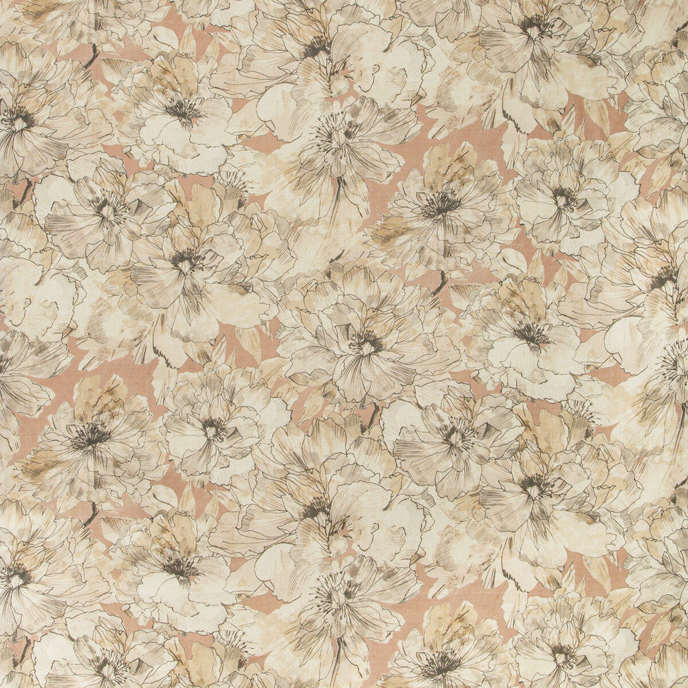 Ayrlies Blush/Natural by Kravet Couture Designer Fabric MODERN COLORS-SOJOURN COLLECTION LINEN - 100% Austria MEDIUM Horizontal: 54.5 and Vertical: 36 54.5 - Swanky Fabrics -
