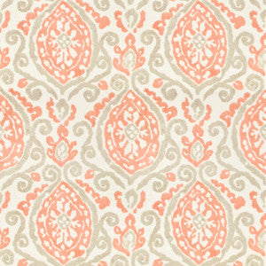 Aziza 1 Coral by Stout Fabric