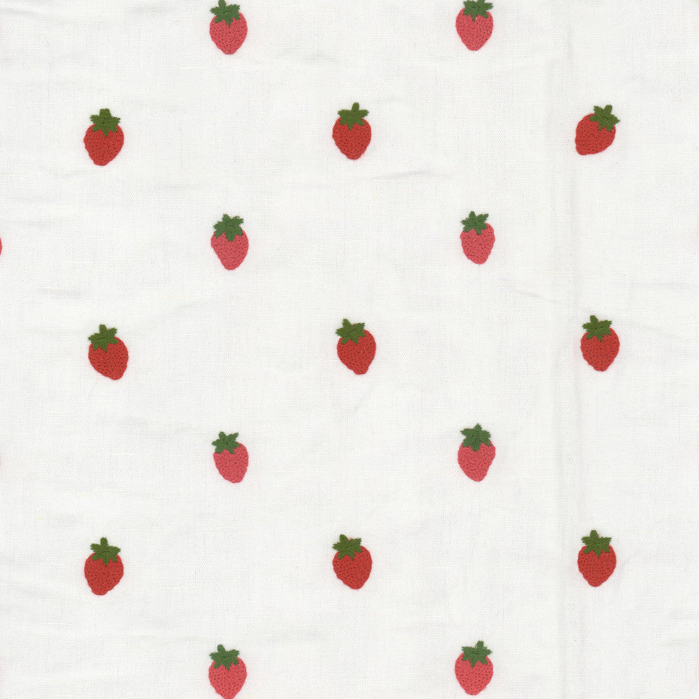 Azle 1 Strawberry by Stout Fabric Stout Fabric Azle 1 StrawberryFabric RAINBOW LIBRARY GINGER/POPPY 59%COT 41%LIN %PEMB INDIA </p><p>Repeat: H: 4.500, V: 3.750 52 in - Fabric Carolina -