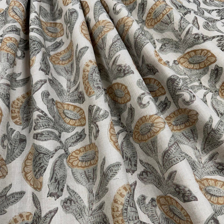 Azora Sage by Magnolia Fabric - 50 Cotton, 35 Viscose, 15 Linen India 80000 Horizontal: 13.75 and Vertical: 14.3 54 - Fabric Carolina -