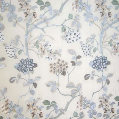Ortensia Mist AZ10080001 by Old World Weavers Designer Fabric 100% SILK INDIA LIGHT DUTY Horizontal: 15.25" and Vertical: 12" 49 - Swanky Fabrics -