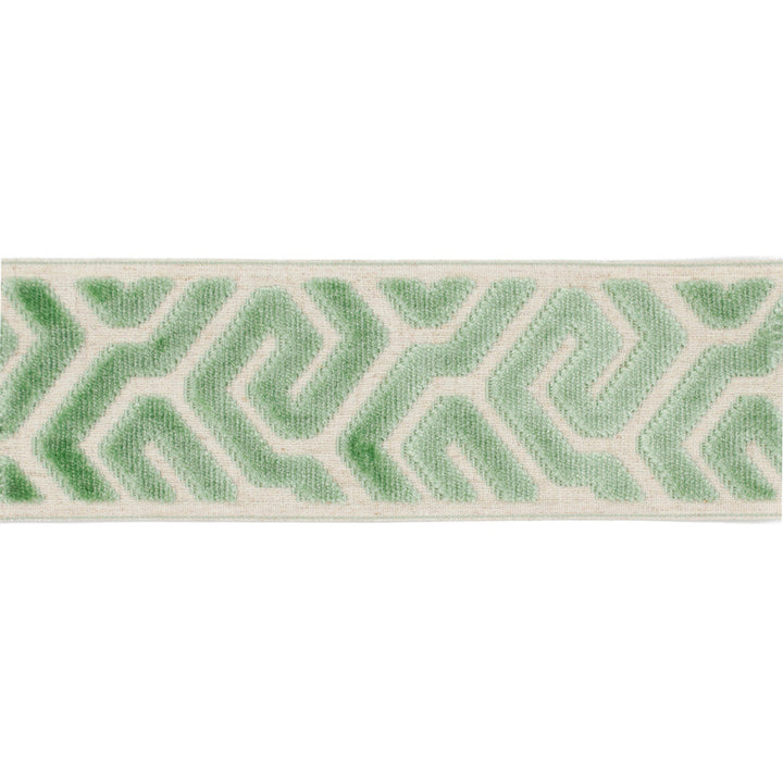 Agos Carribean Green by Europatex Designer Fabric Agos 100% Polyester 3.50 inches - Swanky Fabrics -