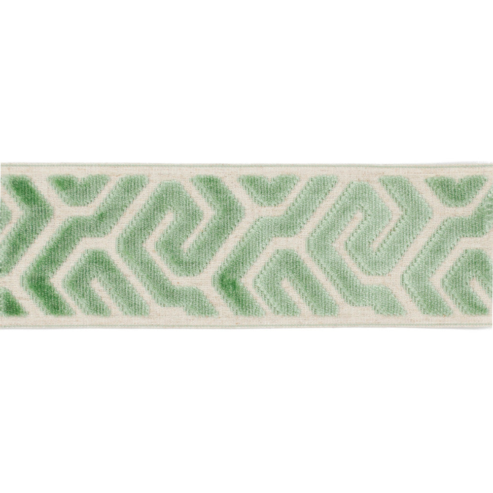 Agos Carribean Green by Europatex Designer Fabric Agos 100% Polyester 3.50 inches - Swanky Fabrics -