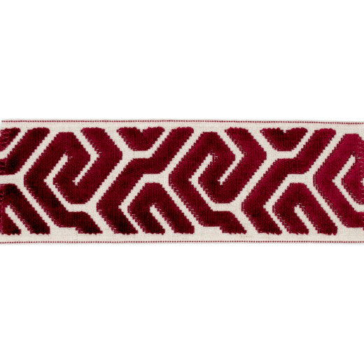 Agos - Crimson by Europatex Fabric Agos 100% Polyester China See Sample Horizontal: N/A and Vertical: N/A 3.50 inches  - Fabric Carolina -