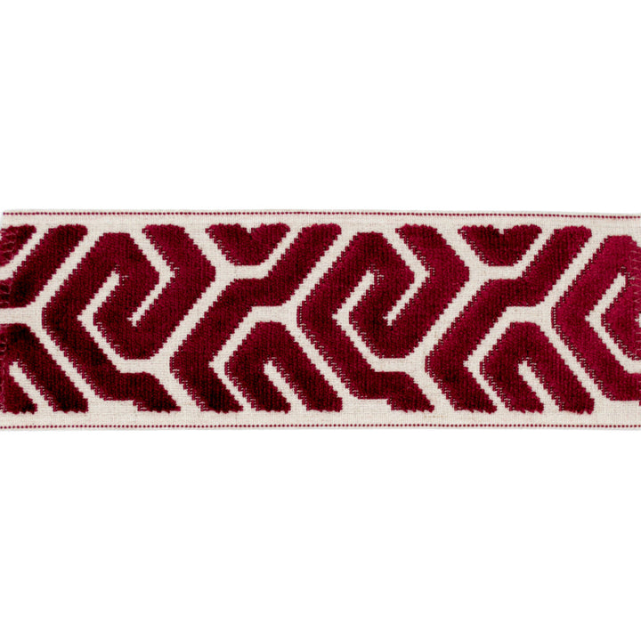 Agos Crimson by Europatex Fabric Agos 100% Polyester 3.50 inches - Fabric Carolina -