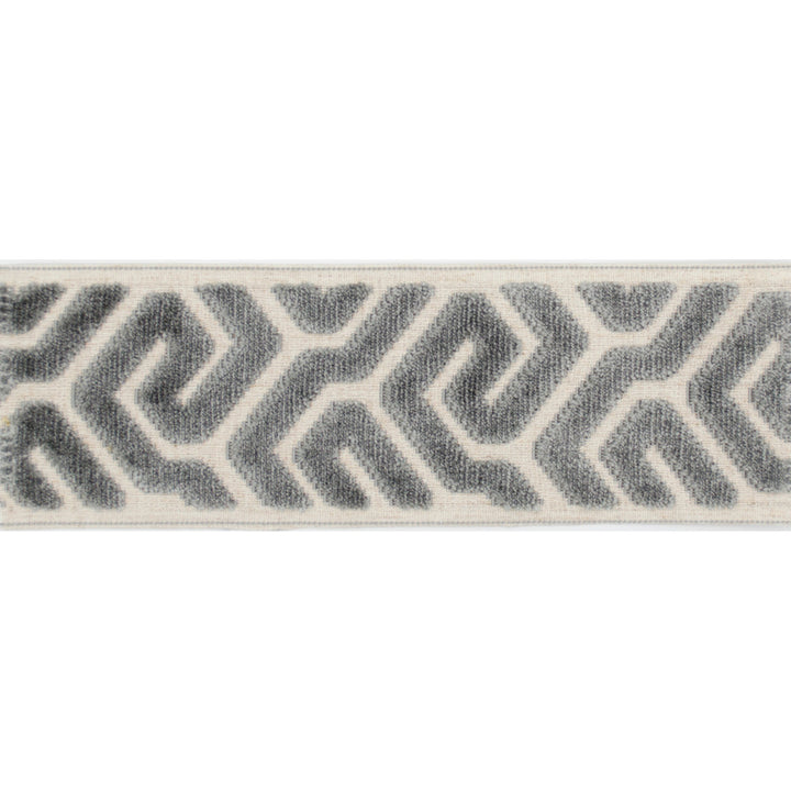 Agos Gray by Europatex Fabric Agos 100% Polyester 3.50 inches - Fabric Carolina -