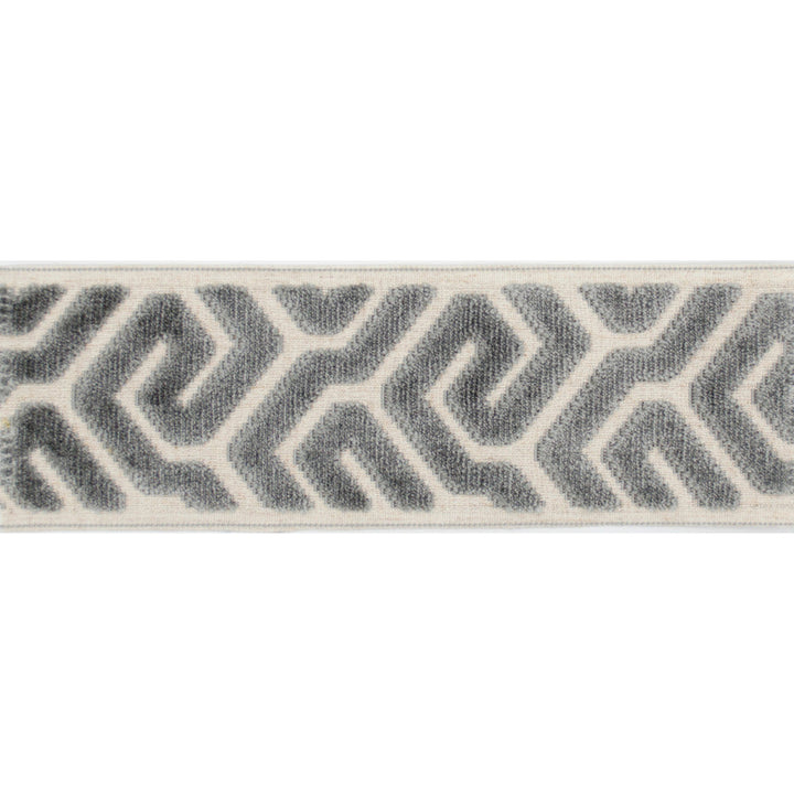 Agos Gray by Europatex Designer Fabric Agos 100% Polyester 3.50 inches - Swanky Fabrics -