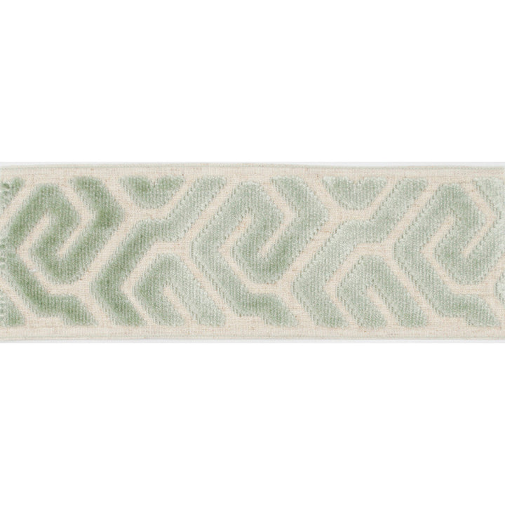 Agos Sea Green by Europatex Designer Fabric Agos 100% Polyester 3.50 inches - Swanky Fabrics -