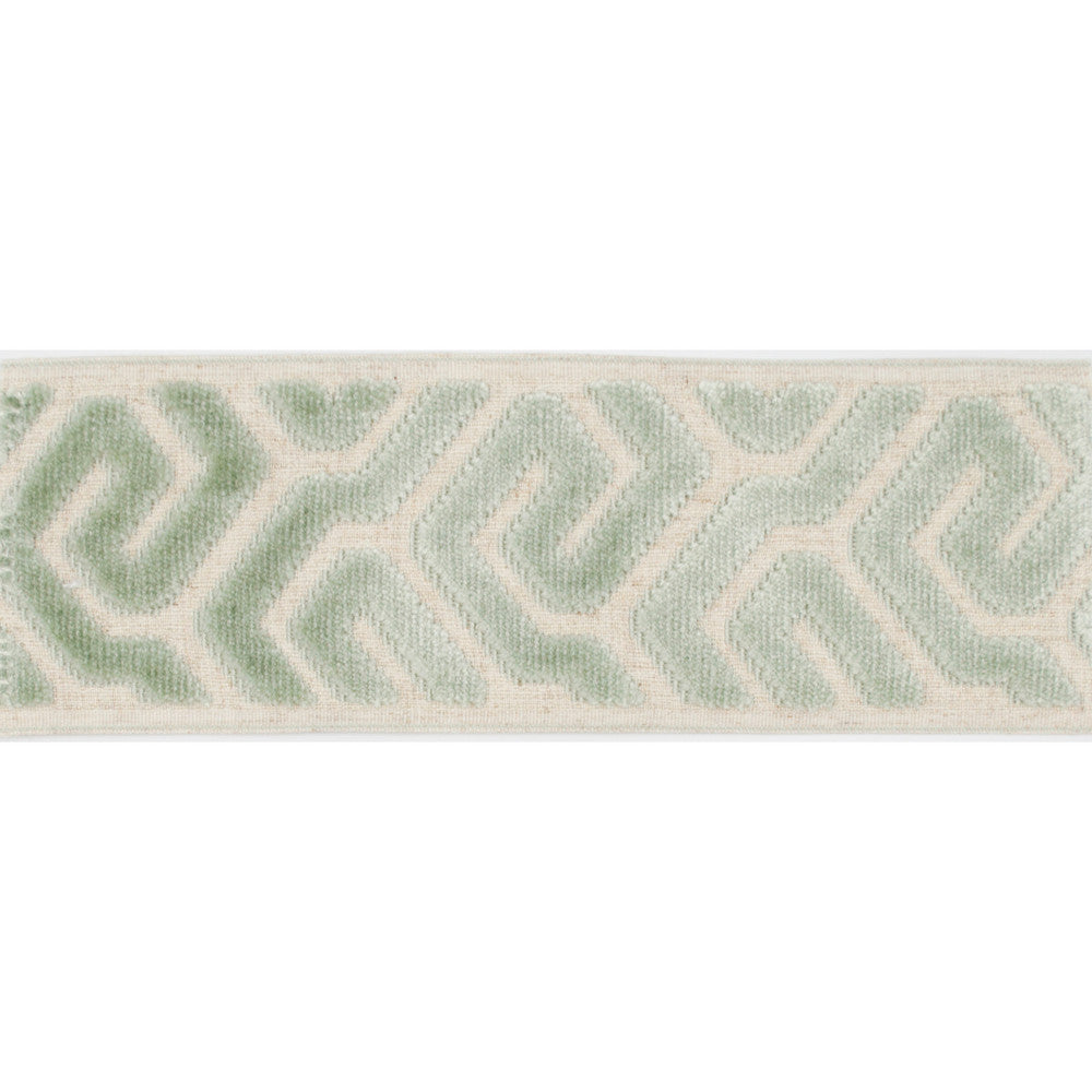 Agos Sea Green by Europatex Designer Fabric Agos 100% Polyester 3.50 inches - Swanky Fabrics -