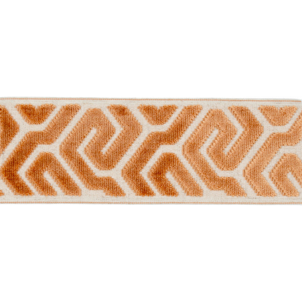 Agos Terracotta by Europatex Designer Fabric Agos 100% Polyester 3.50 inches - Swanky Fabrics -