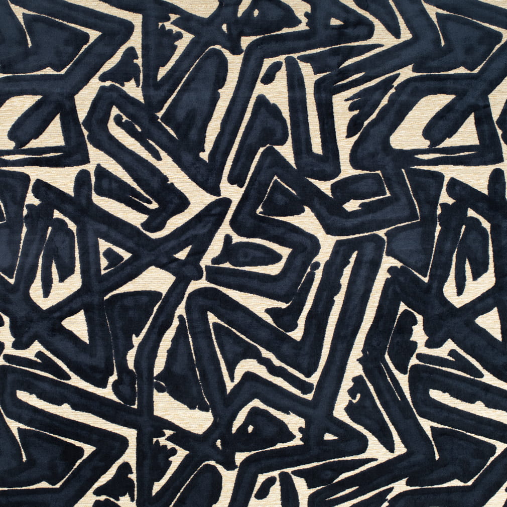 Alani Indigo A1001-01 by 29 Park Designer Fabric