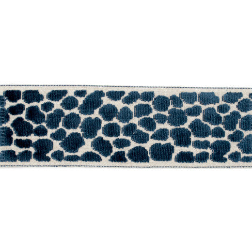Alpas - Marine by Europatex Designer Fabric Alpas 100% Polyester China See Sample Horizontal: N/A and Vertical: N/A 3.50 inches  - Swanky Fabrics -