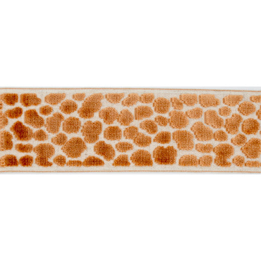 Alpas - Terracotta by Europatex Designer Fabric Alpas 100% Polyester China See Sample Horizontal: N/A and Vertical: N/A 3.50 inches  - Swanky Fabrics -