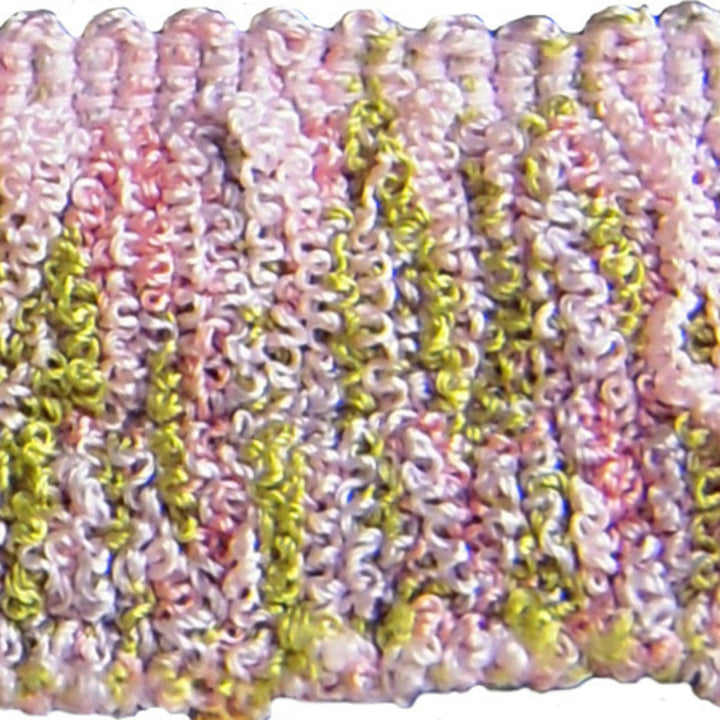 Amelia Blush by Europatex Fabric Hoopla 100% Polyester 1.50 inches - Fabric Carolina -