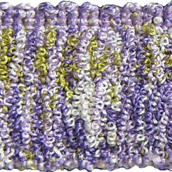 Amelia Lavender by Europatex Fabric Hoopla 100% Polyester 1.50 inches - Fabric Carolina -