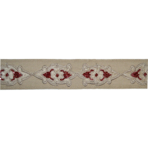 Americas - Coral by Europatex Designer Fabric Avenue Collection 80% Rayon / 20% Acrylic China See Sample Horizontal: N/A and Vertical: N/A 2.00 inches  - Swanky Fabrics -