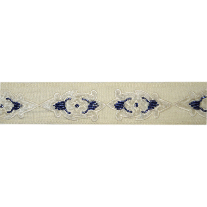 Americas Navy by Europatex Designer Fabric Avenue 80% Rayon, 20% Acrylic 2.00 inches - Swanky Fabrics -
