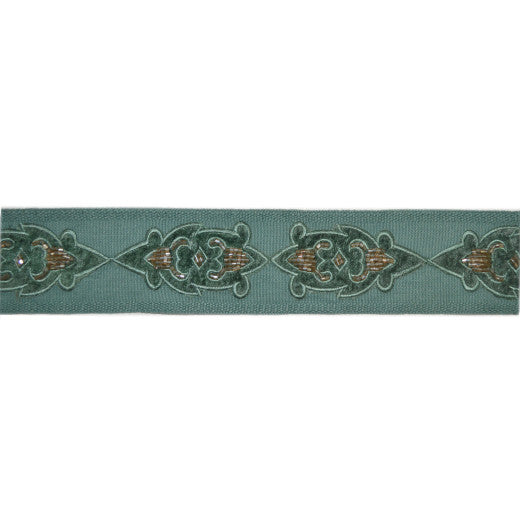 Americas - Spa by Europatex Designer Fabric Avenue Collection 80% Rayon / 20% Acrylic China See Sample Horizontal: N/A and Vertical: N/A 2.00 inches  - Swanky Fabrics -