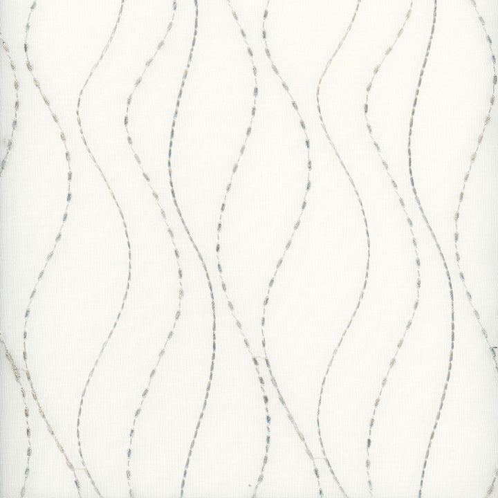 Amherst Silver by Heritage Fabric - 100% Polyester USA or Imported Horizontal: 4.25" and Vertical: 53.25" - Fabric Carolina -