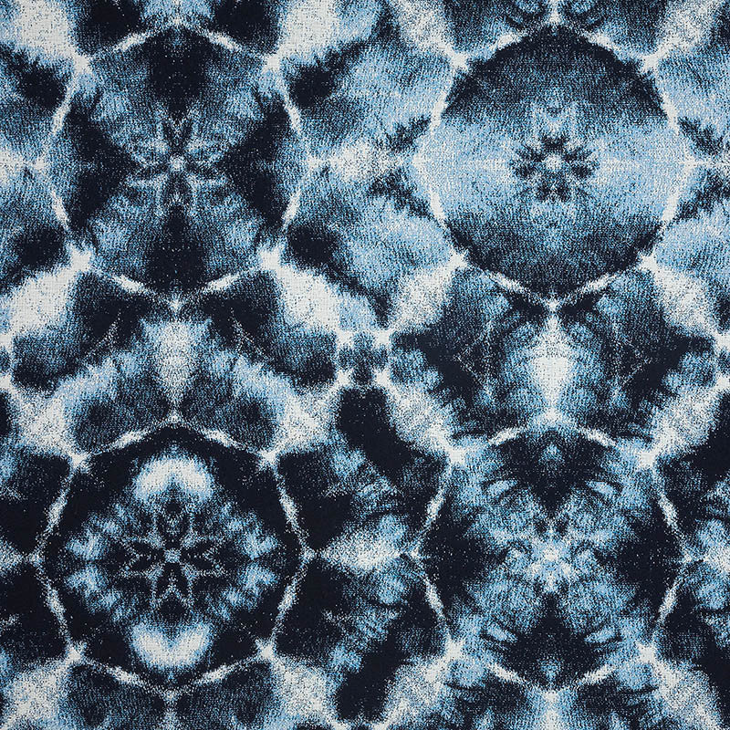 145485-0001 Authentic Indigo by Sunbrella Fabric Cushion Furniture Drapery Fabrics > Sunbrella® Jacquards 100% Acrylic USA or Imported 28" 54" - Fabric Carolina -