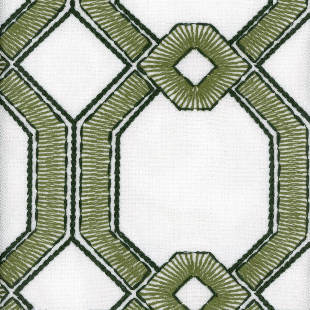 Avignon Grass by Heritage Fabric - 100% Polyester USA or Imported Horizontal: 6.75" and Vertical: 53.5" - Fabric Carolina -