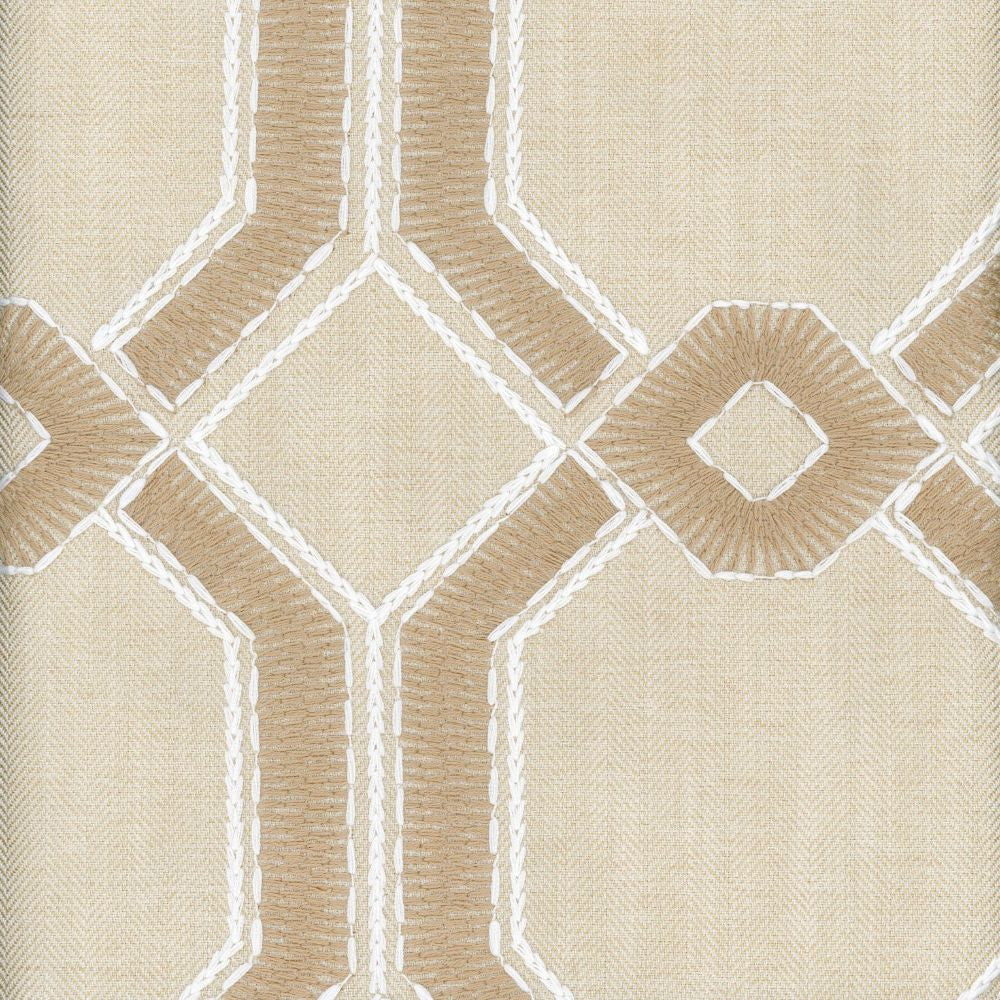 Avignon Parchment by Heritage Fabric - 100% Polyester USA or Imported Horizontal: 6.75" and Vertical: 53.5" - Fabric Carolina -