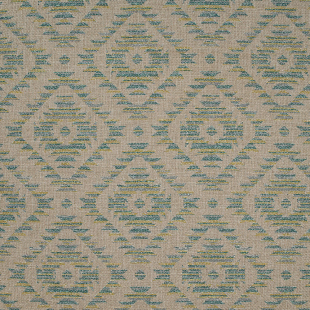 Aztec Geneva Juniper by Europatex Fabric Aztec 100% Polyester 6.85" H, 6.75" V 54.00 inches - Fabric Carolina -