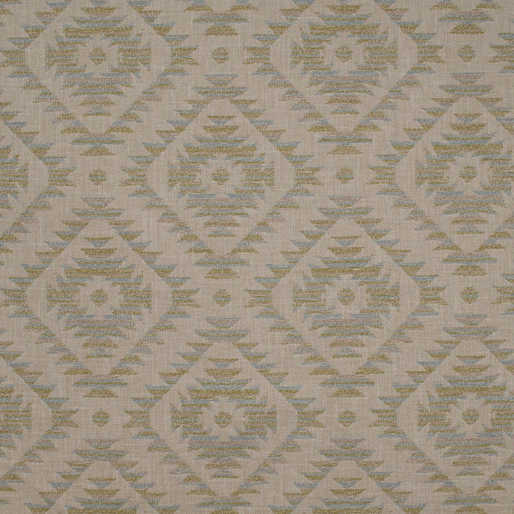 Aztec Geneva Sage by Europatex Fabric Aztec 100% Polyester 6.85" H, 6.75" V 54.00 inches - Fabric Carolina -
