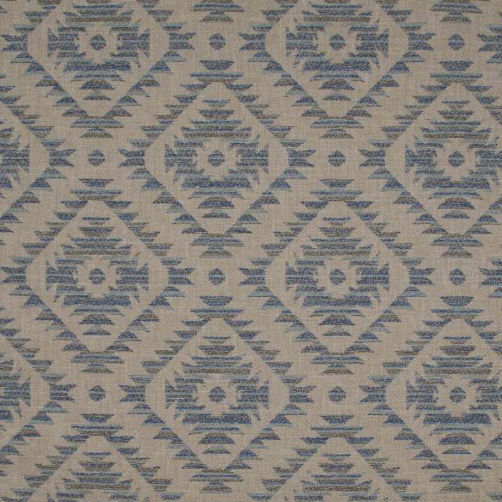 Aztec Geneva Sky by Europatex Fabric Aztec 100% Polyester 6.85" H, 6.75" V 54.00 inches - Fabric Carolina -