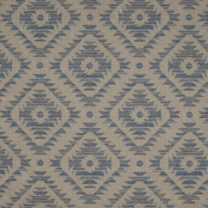 Aztec Geneva Sky by Europatex Fabric