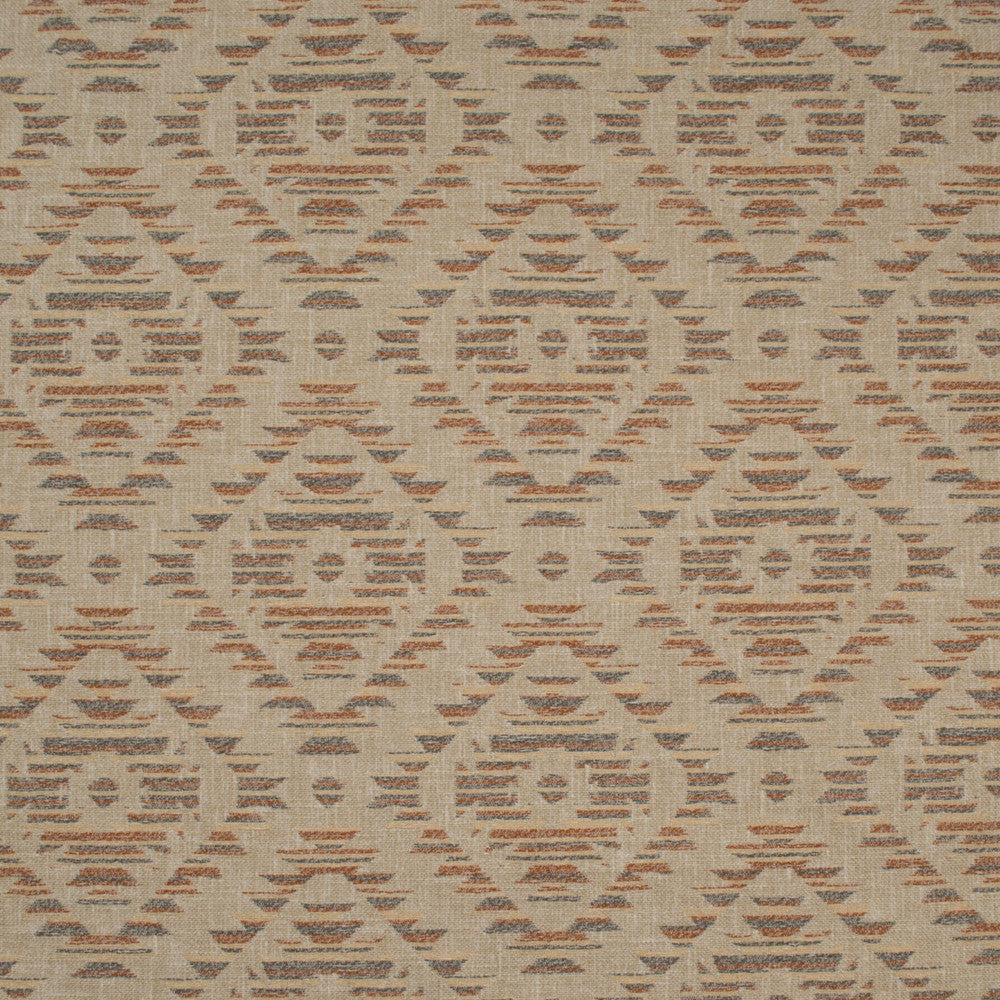 Aztec Geneva Spice by Europatex Fabric Aztec 100% Polyester 6.85" H, 6.75" V 54.00 inches - Fabric Carolina -