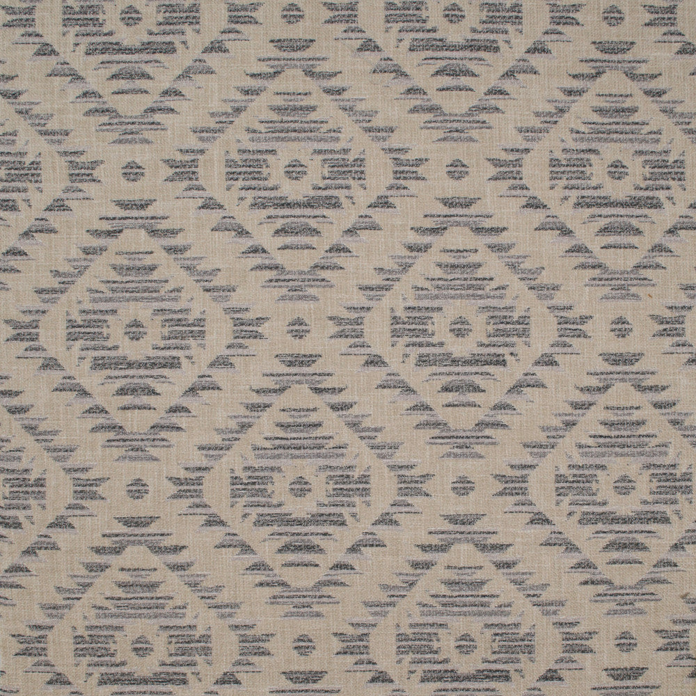 Aztec Geneva Stone by Europatex Designer Fabric Aztec 100% Polyester 6.85"Â H, 6.75" V 54.00 inches - Swanky Fabrics -