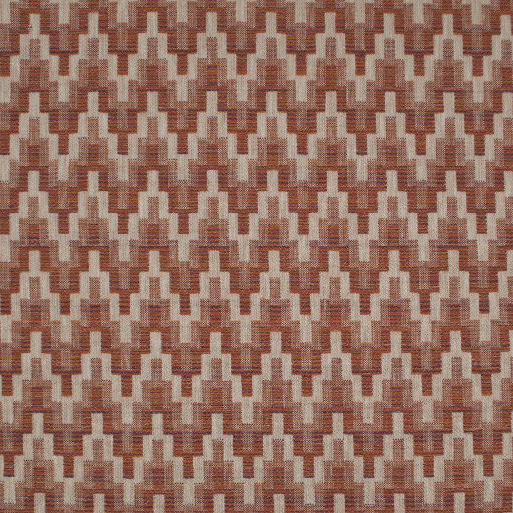Aztec Native Apricot by Europatex Fabric Aztec 67% Polyester, 33% Cotton 1.70" H, 2.35" V 54.00 inches - Fabric Carolina -