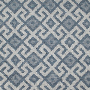 Aztec Neve Battleship by Europatex Fabric