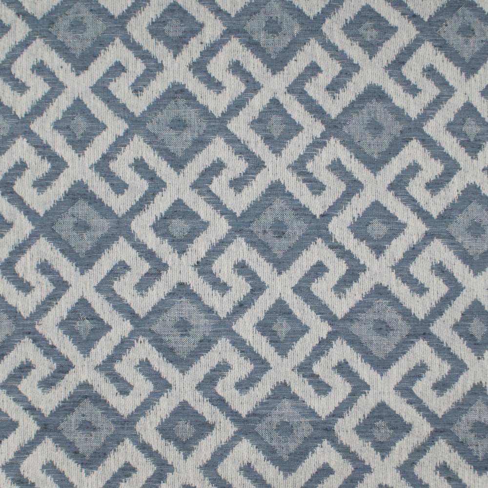 Aztec Neve Battleship by Europatex Fabric Aztec 86% Poyester, 14% Cotton 6.85" H, 6.85" V 54.00 inches - Fabric Carolina -