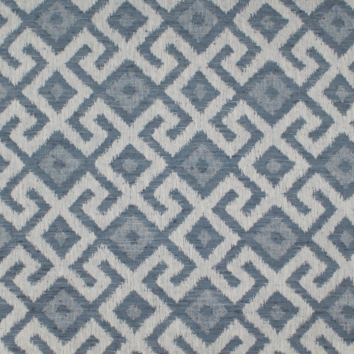Aztec Neve Battleship by Europatex Fabric Aztec 86% Poyester, 14% Cotton 6.85" H, 6.85" V 54.00 inches - Fabric Carolina -