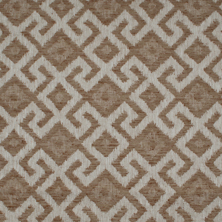 Aztec Neve Chestnut by Europatex Fabric Aztec 86% Poyester, 14% Cotton 6.85" H, 6.85" V 54.00 inches - Fabric Carolina -