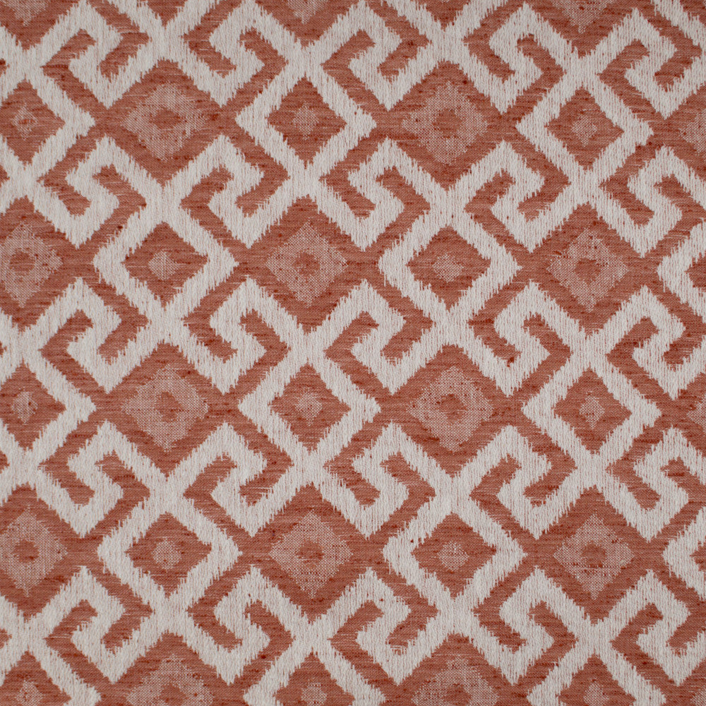 Aztec Neve Coral by Europatex Fabric Aztec 86% Poyester, 14% Cotton 6.85" H, 6.85" V 54.00 inches - Fabric Carolina -