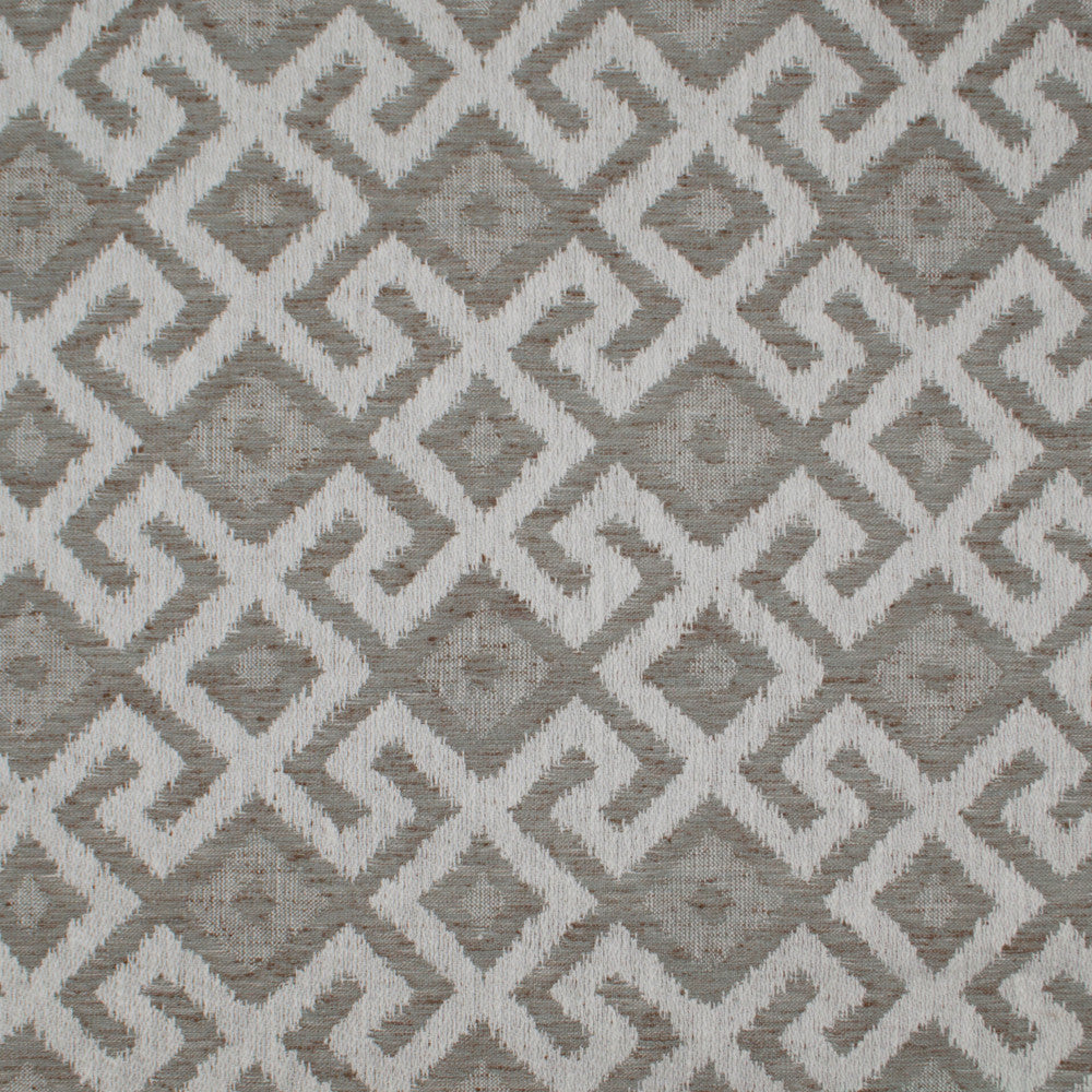 Aztec Neve Gray by Europatex Fabric Aztec 86% Poyester, 14% Cotton 6.85" H, 6.85" V 54.00 inches - Fabric Carolina -