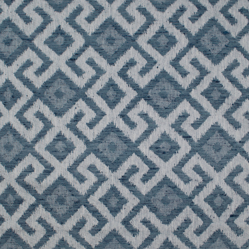 Aztec Neve Sky Light by Europatex Fabric Aztec 86% Poyester, 14% Cotton 6.85" H, 6.85" V 54.00 inches - Fabric Carolina -