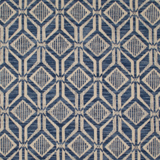 Aztec Norse - Royal by Europatex Designer Fabric Aztec 81% Polyester, 19% Cotton China See Sample Horizontal: N/A and Vertical: N/A 54.00 inches  - Swanky Fabrics -
