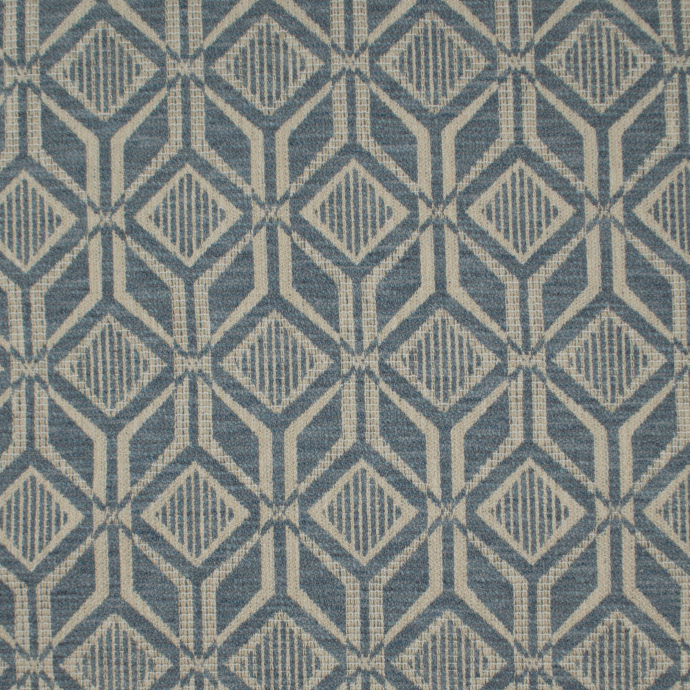 Aztec Norse Sky by Europatex Designer Fabric Aztec 81% Polyester, 19% Cotton 3.40" H, 6.40" V 54.00 inches - Swanky Fabrics -
