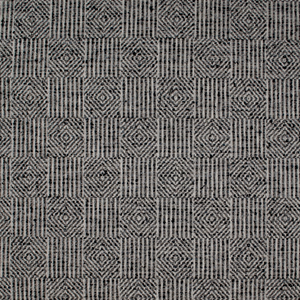 Aztec Osiris Charcoal by Europatex Fabric Aztec 72% Polyester, 28% Cotton 3.40" H, 3.75" V 54.00 inches - Fabric Carolina -
