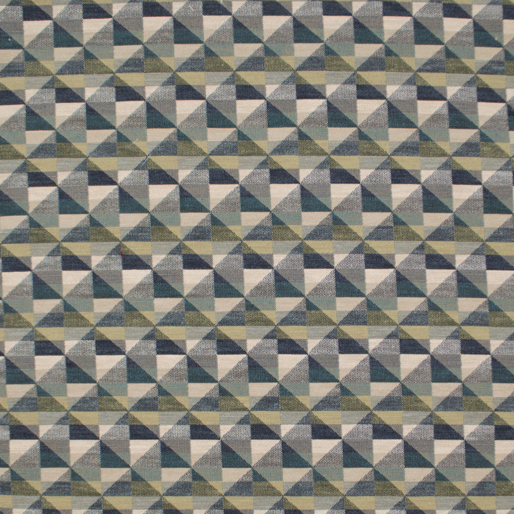 Aztec Rubric Juniper by Europatex Fabric Aztec 67% Polyester, 33% Cotton 1.70" H, 5.00" H 54.00 inches - Fabric Carolina -