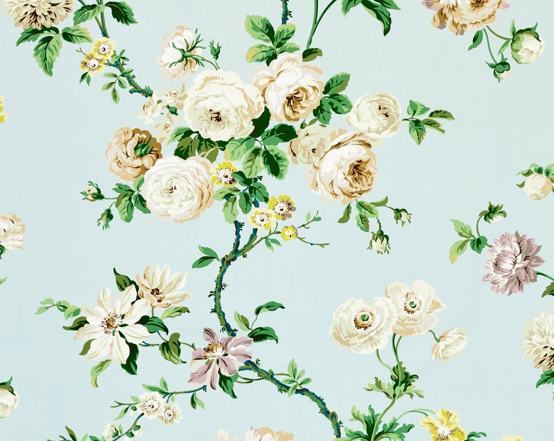Botanical Garden Celadon B035060002 by Old World Weavers Designer Fabric