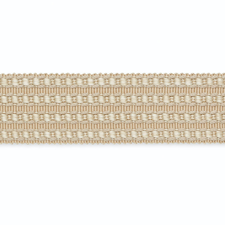 Chambord Four-Row Gallion Ecru B101-2 by Schumacher Trim SCHUMACHER TRIM PROGRAM See Sample UNITED STATES OF AMERICA TO BE DETERMINED </p><p>Repeat: Horizontal: - and Vertical: - 1 1/2" WIDE (4CM) - Fabric Carolina -