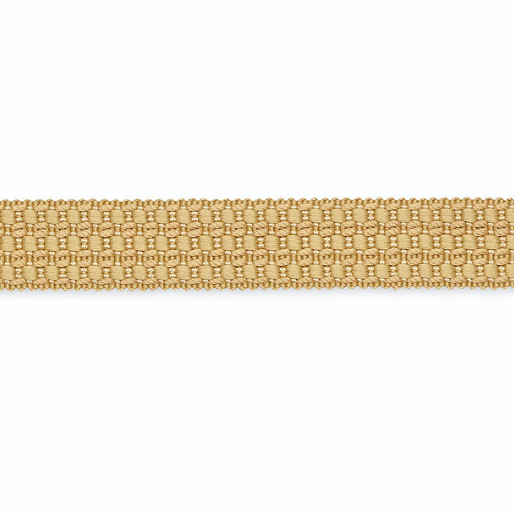 Hameau Three-Row Braid Antelope B102-2 by Schumacher Trim SCHUMACHER TRIM PROGRAM SILK 100% UNITED STATES OF AMERICA </p><p>Repeat: Horizontal: and Vertical: 1 - Fabric Carolina -