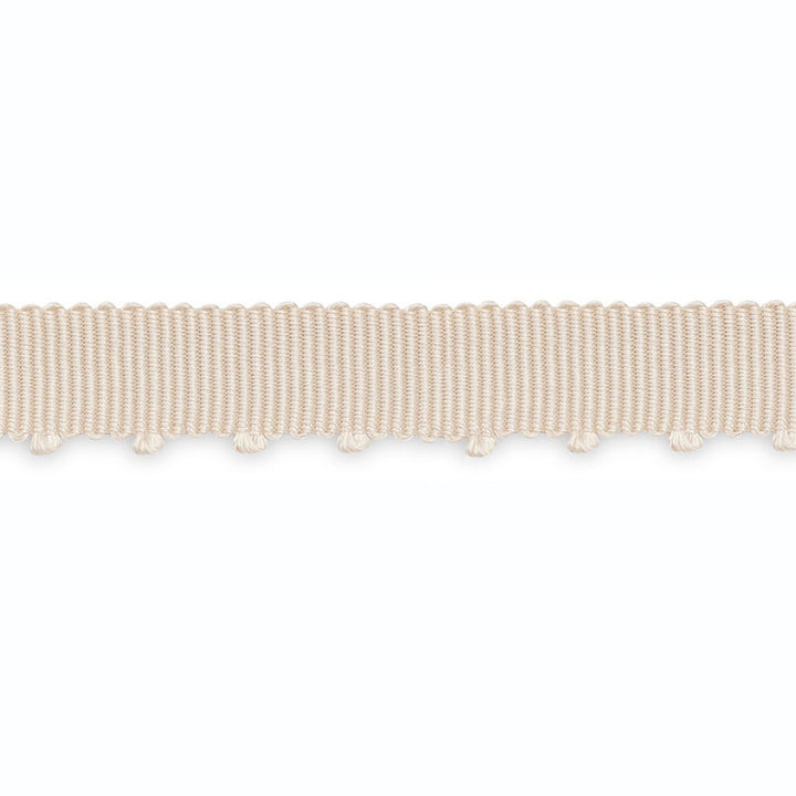 Amy Picot-Edge Grosgrain Cream B109-1 by Schumacher Trim SCHUMACHER TRIM PROGRAM See Sample UNITED STATES OF AMERICA TO BE DETERMINED </p><p>Repeat: Horizontal: - and Vertical: - 0 6/8" WIDE (2CM) - Fabric Carolina -
