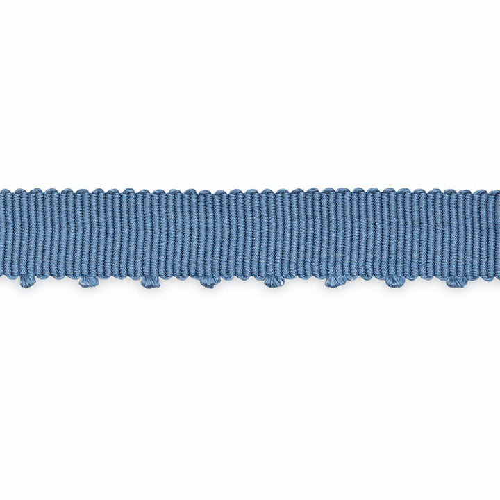 Amy Picot-Edge Grosgrain Delft B109-4 by Schumacher Trim SCHUMACHER TRIM PROGRAM SILK 100% UNITED STATES OF AMERICA </p><p>Repeat: Horizontal: and Vertical: 0.75 - Fabric Carolina -